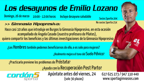 Gimnasia Hipopresiva – Los Desayunos de Emilio Lozano