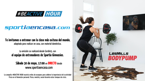 #Beactive Hour: en Sportia en casa