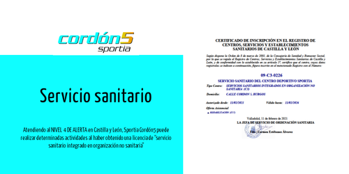 Nueva Carta de servicios Sportia Gimnasios